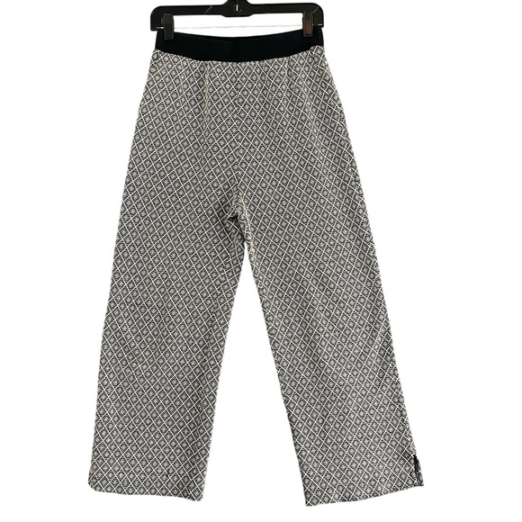 NIKO AND... High Waist Pull On Pants S214TL02AD Black Cream Size Medium - Picture 1 of 13